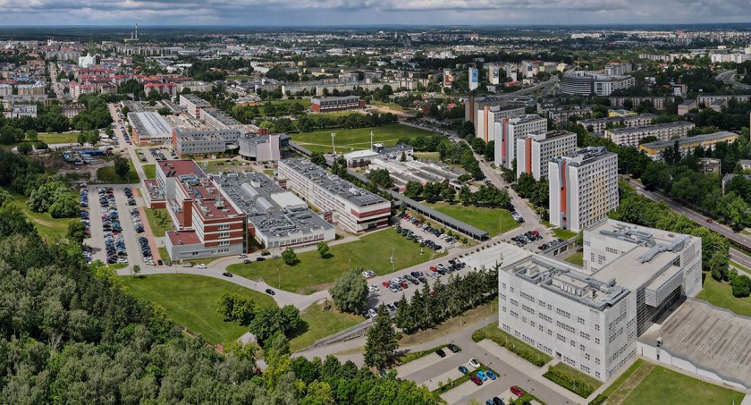 Zdjęcie przedstawia kampus Politechniki Białostockiej / Foto: Piotr Awramiuk, PB