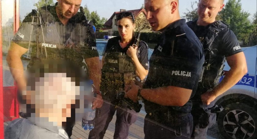 Zdjęcie odnalezionego przez policjantów suwalczanina