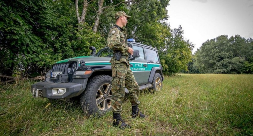 Zdjęcie polskiego strażnika granicznego / Foto: SG