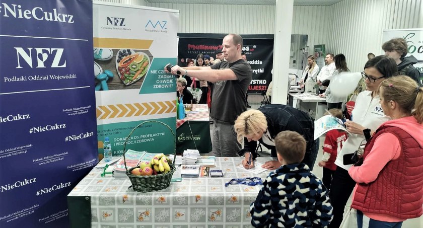 Zdjęcie jednej z ostatnich akcji prozdrowotnych na giełdzie przy Andersa