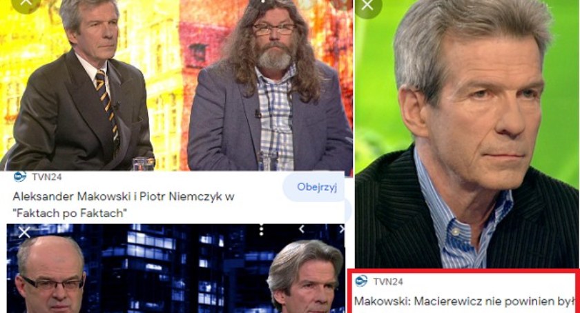 Zdjęcie screenów z programów TVN24