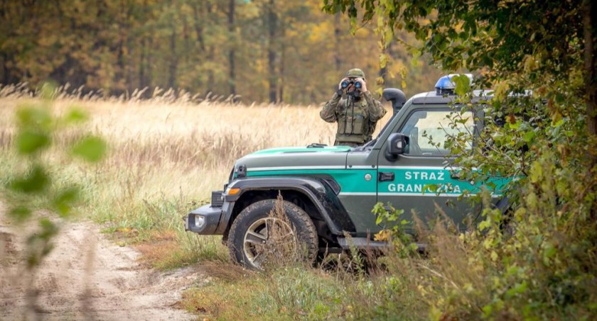 Zdjęcie polskiego strażnika granicznego / Foto: SG