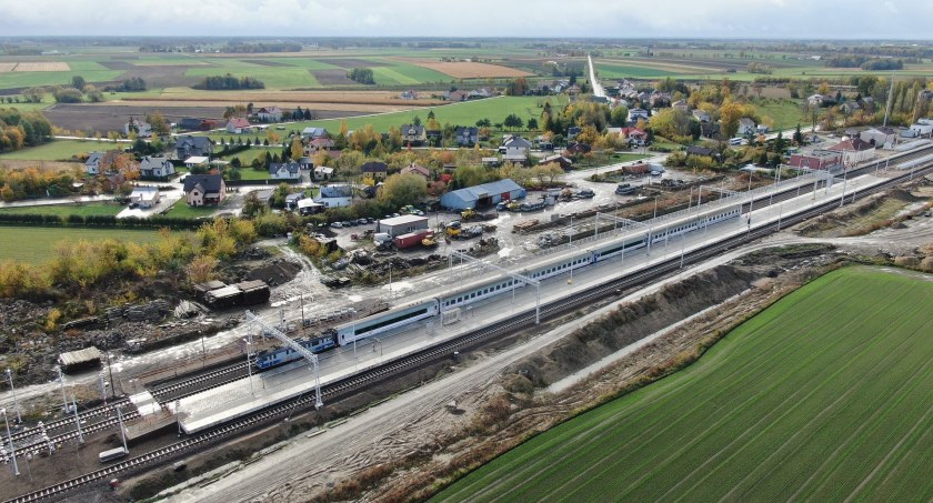Zdjęcie robót prowadzonych na odcinku Białystok - Czyżew / Foto: PKP PLK