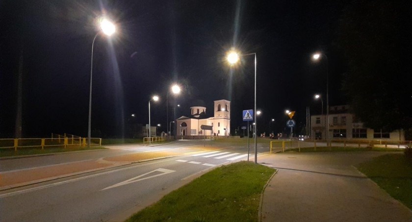 Zdjęcie oświetlonego przejścia dla pieszych/ GDDKiA w Białymstoku