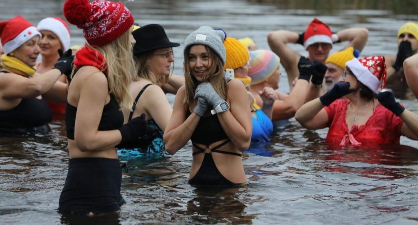 Zdjęcie z tegorocznego morsowania / Foto: Podlaski Klub Morsów