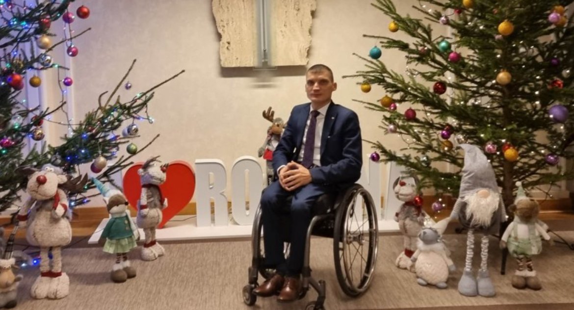 Zdjęcie Tomasza Piesieckiego, działacza fundacji Megafon