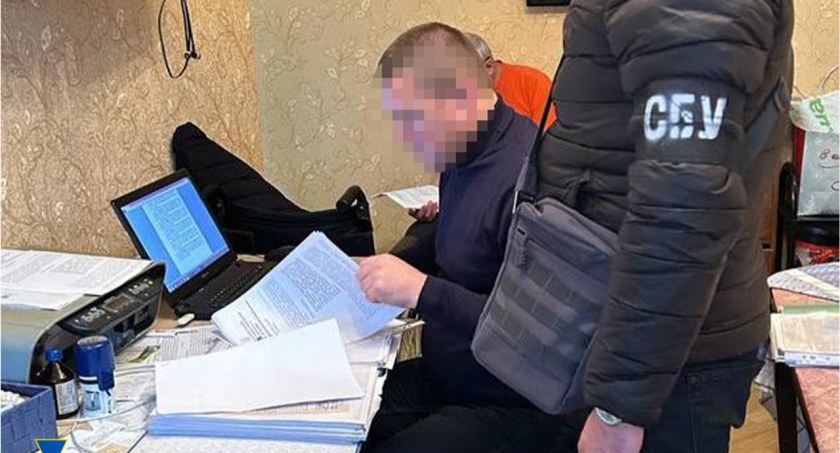 Zdjęcie służb ukraińskich w trakcie działań operacyjnych/ Twitter.com ServiceSsu