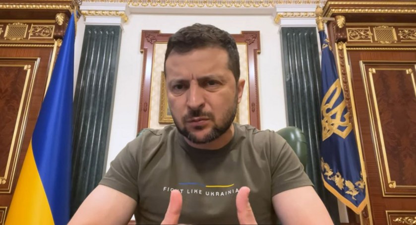 Zdjęcie Wołodymyra Zełeńskiego/ zrzut ekranu z YouTube.com