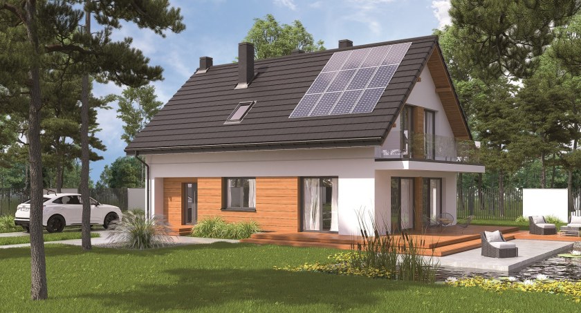 Zdjęcie Projekt domu A105 - Nasz pomysł z kolekcji Murator, arch. Katarzyna Słupeczańska