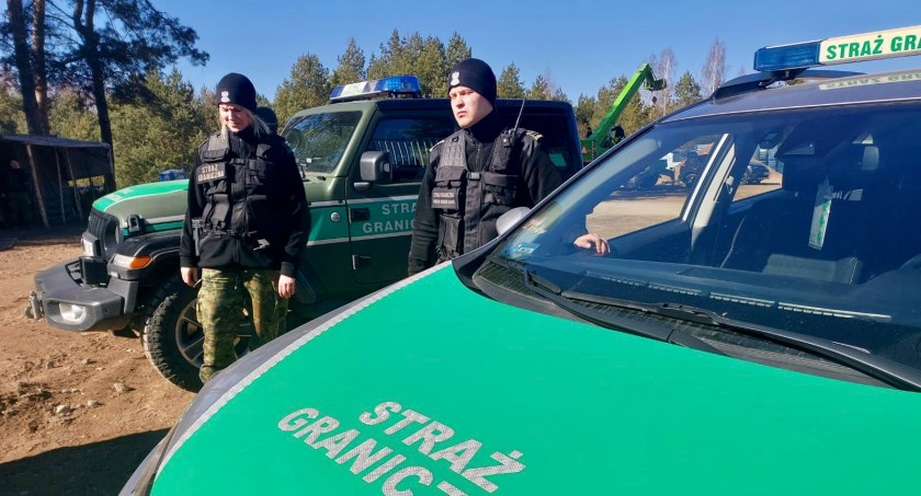Zdjęcie polskiego patrolu straży granicznej / Foto: SG