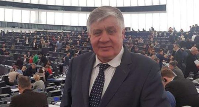 Zdjęcie europosła Krzysztofa Jurgiela w PE/ Facebook.com Krzysztof Jurgiel
