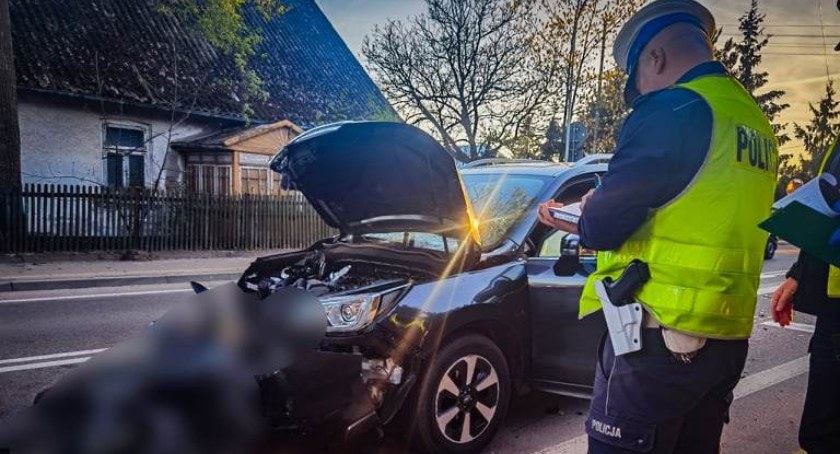 Zdjęcie z miejsca wypadku / Foto: KPP w Siemiatyczach