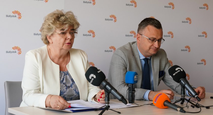 Zdjęcie z konferencji prasowej w UM w Białymstoku / Foto: UM w Bialymstoku