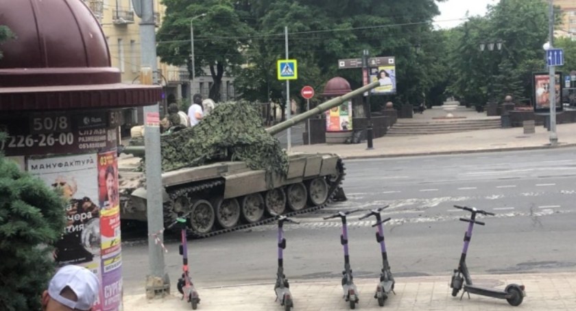 Zdjęcie czołgu z grupy Wagnera/ Twitter.com Ukrinform