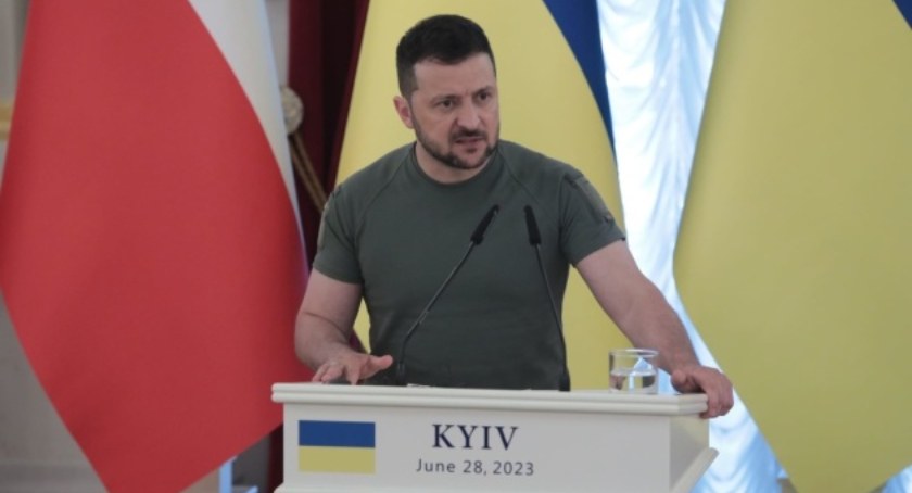 Zdjęcie prezydenta Ukrainy Wołodymyra Zełeńskiego/ Twitter.com Ukrinform