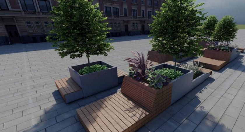 Zdjęcie projektu zielonej strefy relaksu/ bip.bialystok.pl