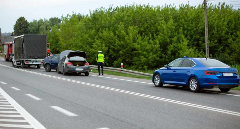 Zdjęcie z miejsca wypadku / Foto: KMP w Łomży