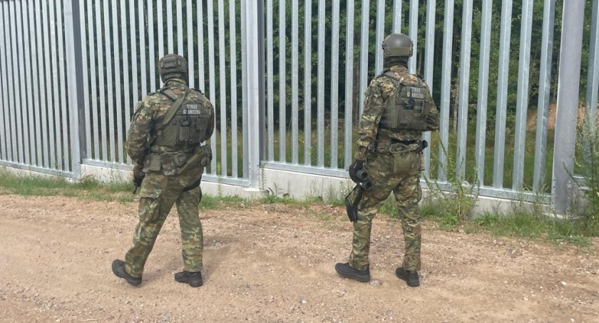 Zdjęcie polskiego patrolu straży granicznej / Foto: SG
