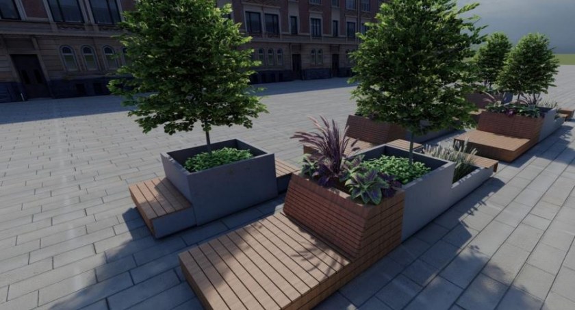 Zdjęcie projektu zielonej strefy relaksu/ bip.bialystok.pl
