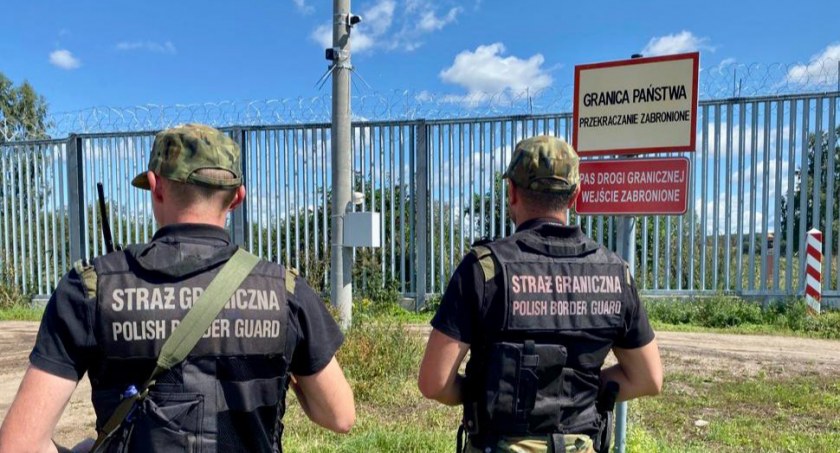Zdjęcie patrolu SG przy polsko - białoruskiej granicy / Foto: SG