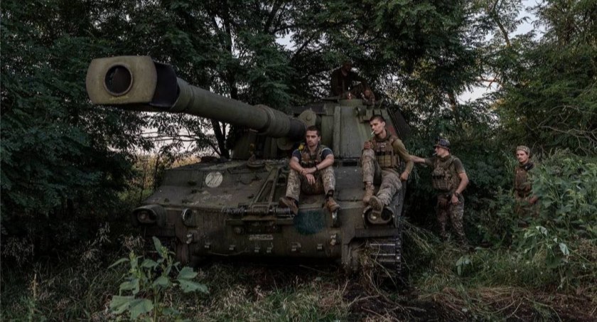 Zdjęcie żołnierzy ukraińskich na froncie/ Twitter.com Defense of Ukraine