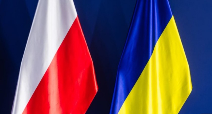 Zdjęcie flagi polskiej i ukraińskiej/ Twitter.com Ukrinform