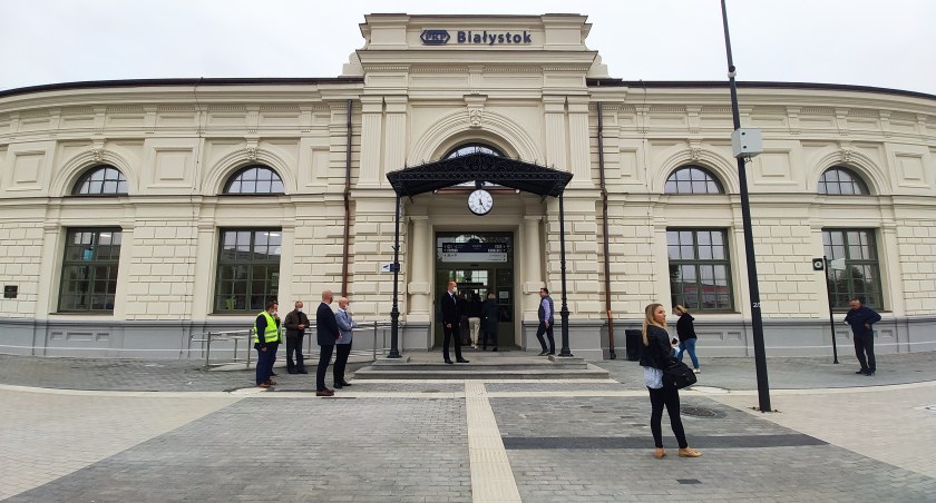 Budynek dworca PKP w Białymstoku / Foto: DDB