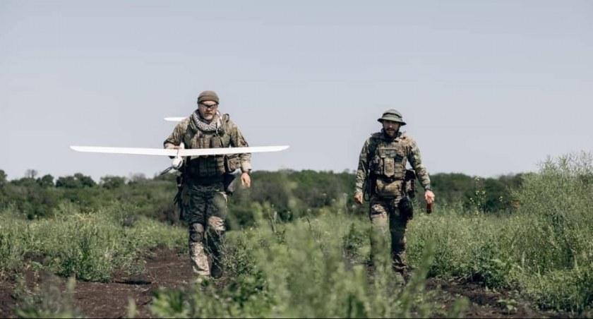 Zdjęcie ukraińskich żołnierzy lotniczego rozpoznania/ Twitter.com Defense of Ukraine