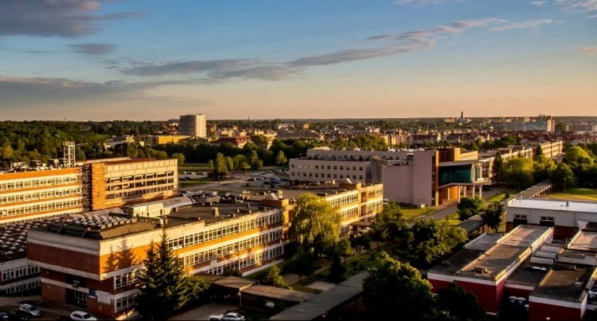 Zdjęcie budynków Politechniki Białostockiej