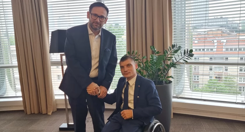 Tomasz Piesiecki i Daniel Obajtek
