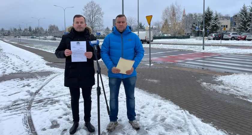 Radni Henryk Dębowski i Paweł Myszkowski