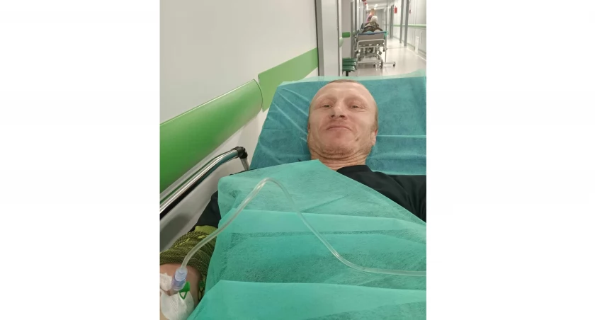 Robert Ciulkin w szpitalu