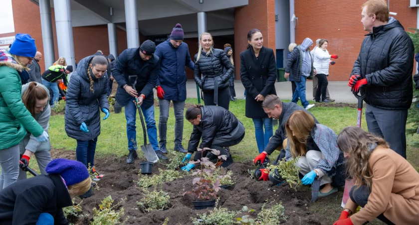 Zdjęcie z akcji Niech się Zieleni / Foto: Dariusz Piekut, PB
