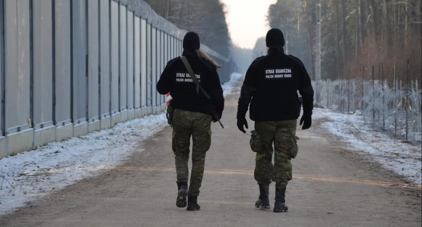 Zdjęcie patrolu przy granicy z Białorusią / Foto: SG