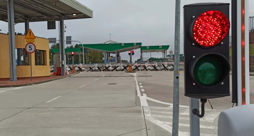 Zdjęcie przejścia granicznego z Białorusią/ DDB