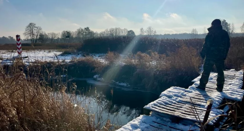 Zdjęcie polskiego strażnika granicznego / Foto: SG