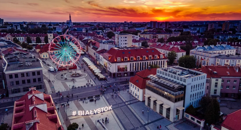Rynek Kościuszki z lotu ptaka / Foto: UM w Białymstoku