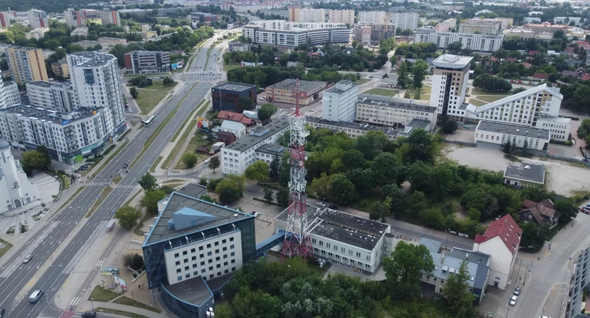Zdjęcie budynków w centrum Białegostoku/ DDB