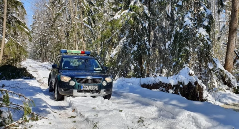Zdjęcie samochodu patrolowego straży granicznej / Foto: SG
