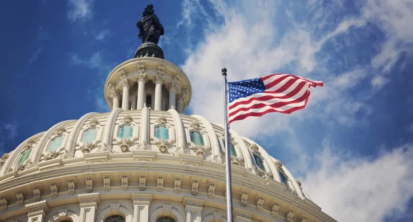 Zdjęcie budynku Kongresu USA / Twitter.com Ukrinform