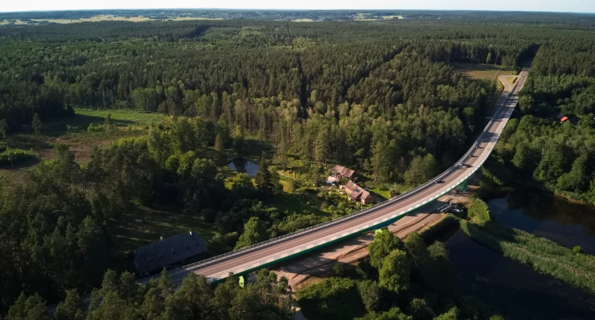 Zdjęcie estakady na drodze Białystok-Supraśl/ DDB
