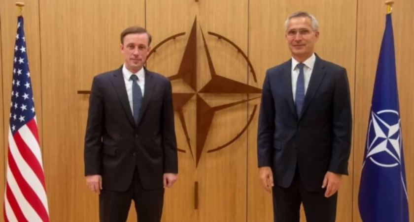 Zdjęcie Jakea Sulivana i Jensa Stoltenberga/ Twitter.com Ukrinform