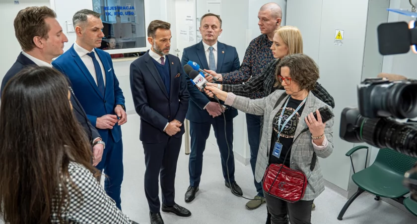 Zdjęcie z konferencji prasowej, podczas której zapowiedziano powstanie SOR / Foto: PUW