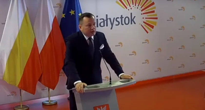 Henryk Dębowski podczas  LXXXI sesji Rady Miasta Białegostoku