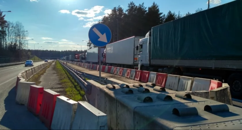 Będą blokady na trasie S61 w Budzisku na granicy Polski i Litwy / Foto: DDB