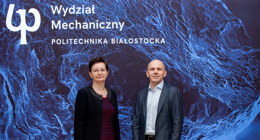 Prof. dr hab. inż. Jolanta Pauk i dr hab. inż. Andrzej Ruszewski, prof. PB / Foto: PB