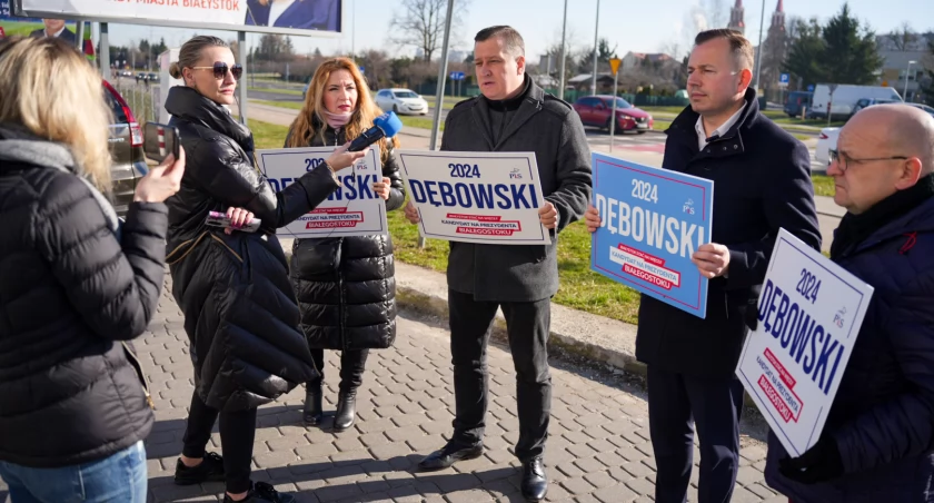 Zdjęcie konferencji prasowej PiS poświęconej bezpieczeństwu na drogach/ mat. pras.