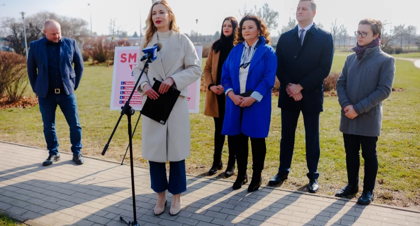 Zdjęcie z konferencji prasowej. Na pierwszym planie: Izabela Smaczna-Jórczykowska / Foto: mat. pras.