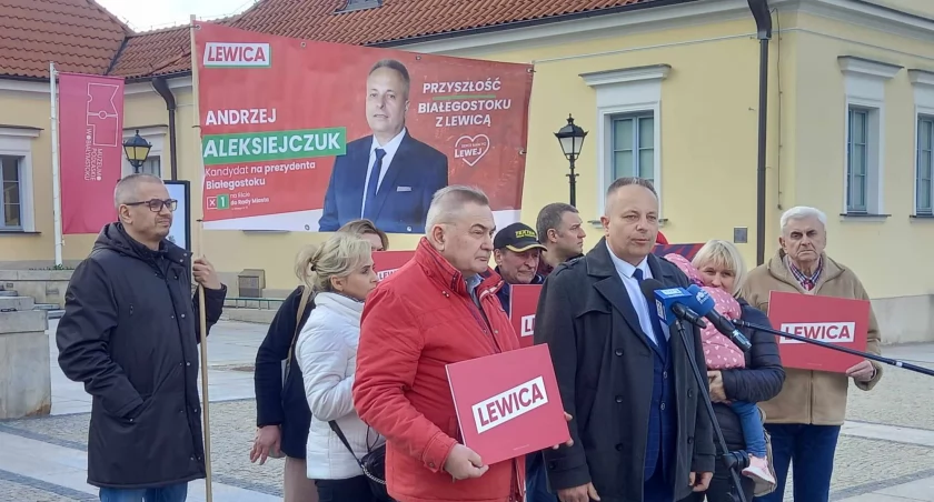 Zdjęcie z konferencji prasowej Lewicy nt. bezpieczeństwa / Foto: KKW Lewica