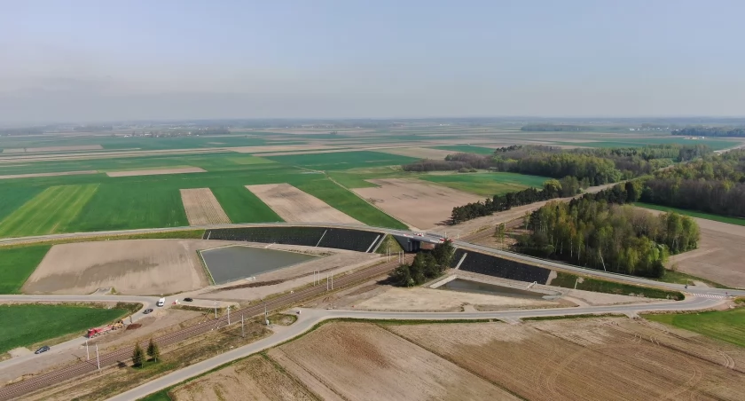 Jeden z ostatnio oddanych do użytku wiaduktów / Foto: PKP PLK